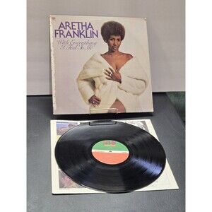 Aretha Franklin With Everything I Feel In Me 1974 Vinyl LP Record Presswell VG